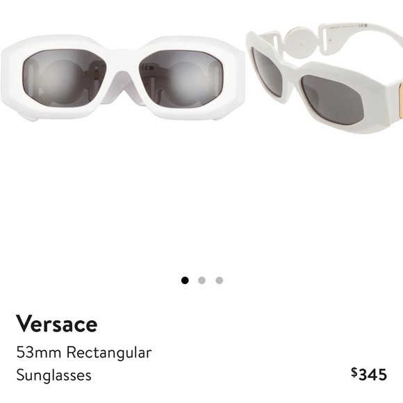 Versace Rectangular Sunglasses - Picture 5 of 7